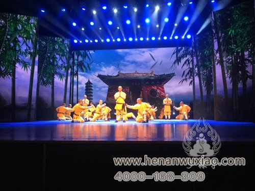 少林寺武僧在南非表演少林功夫