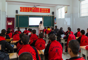 少林寺武术学校初中部学生文化知识的学习