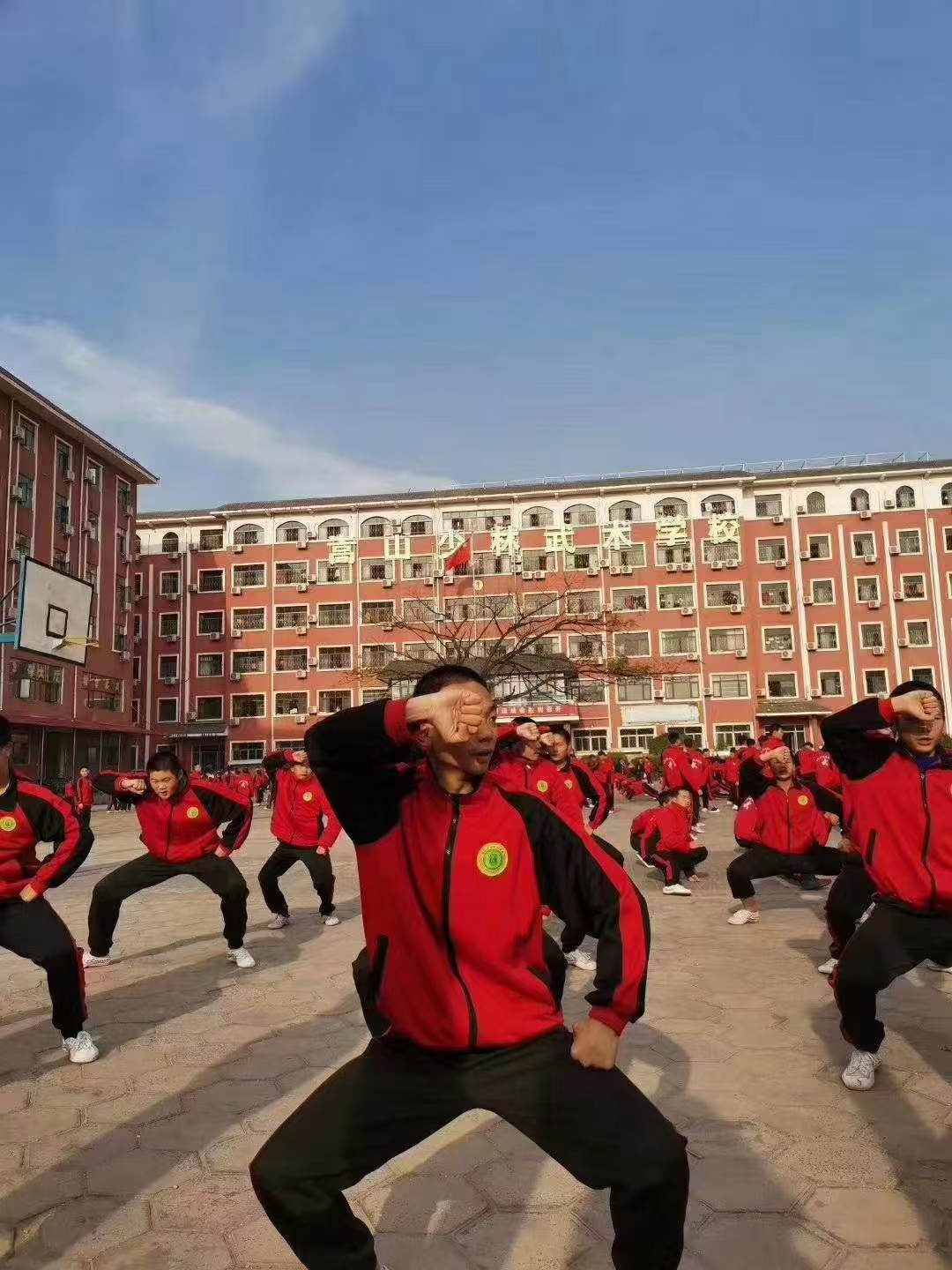 少林寺武校武术教学中