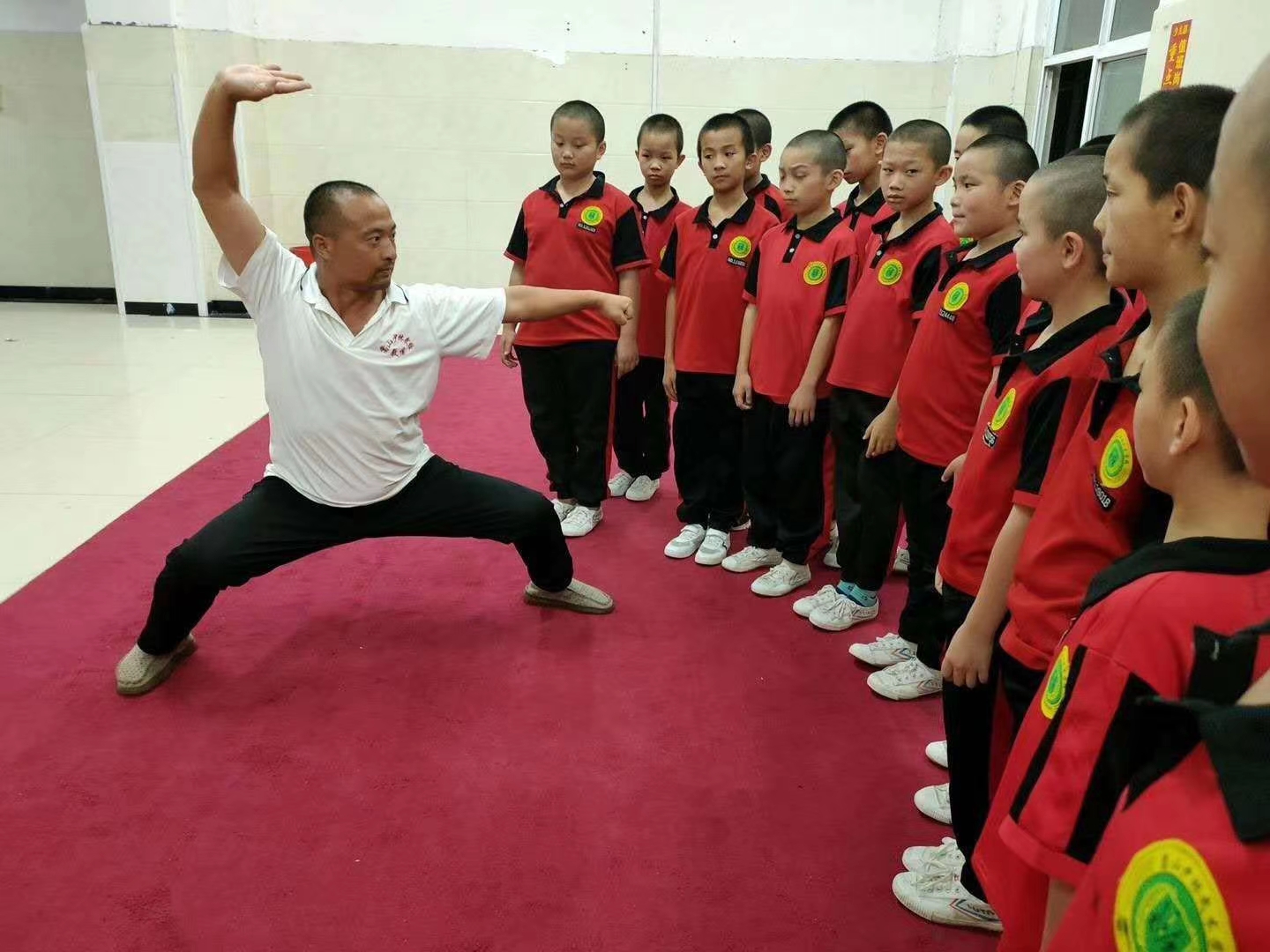 少林寺武校对所有学生每一个学生都认真负责