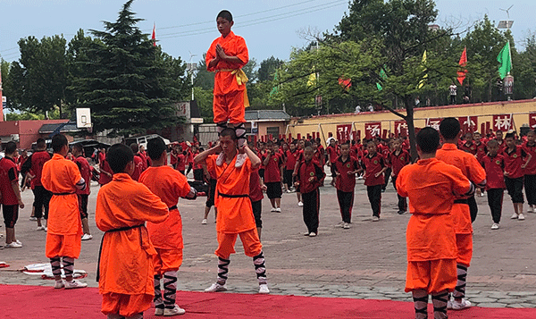 少林寺武校学生自觉学习积极性很高